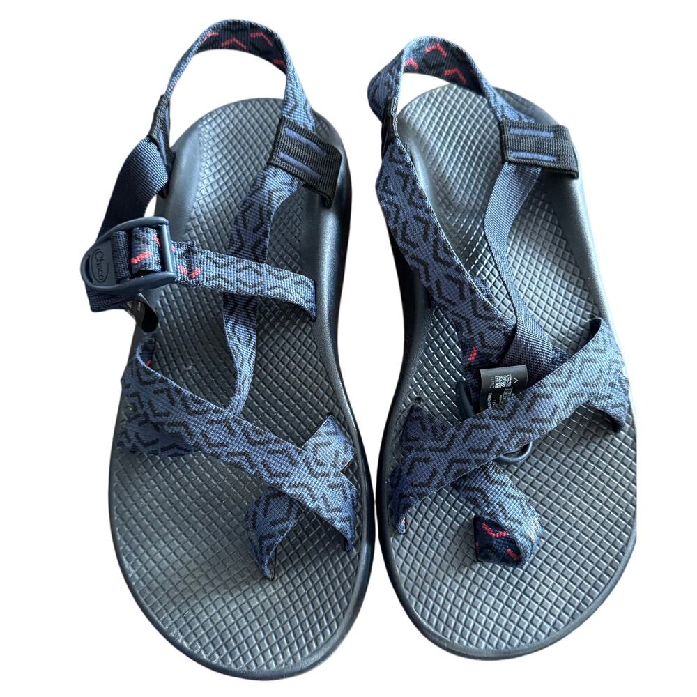 CHACO Z/2 Classic Men Blue Black RIVER WATER Shoes Hiking Sports Sandals 10